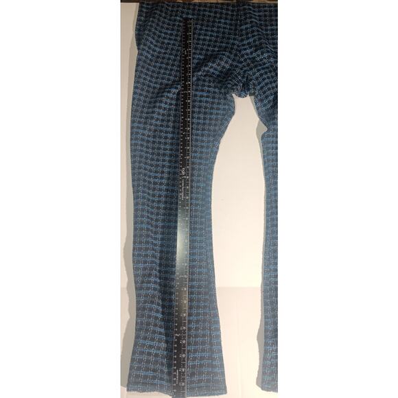 ASOS DESIGN Curve Size 18 Tweed Jumpsuit Blue Pearl Buttons NWT Inseam 32 Inches - Picture 7 of 9